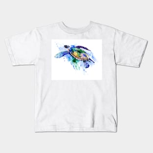 Swimming Sea Turtle Kids T-Shirt